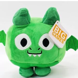Big Games Roblox Pet Simulator x Dragon Plush Redeemable Code Attached